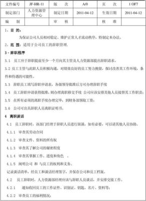 巨方木业制造(木制品)公司员工辞职管理制度(DOC 9页)